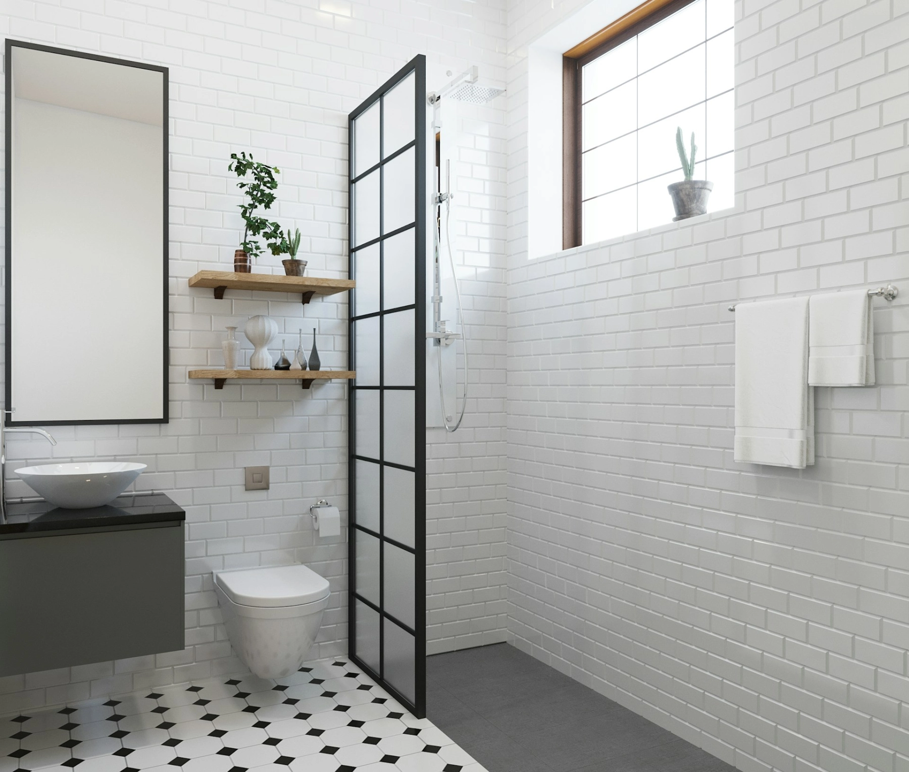 Cabine de douche sur mesure