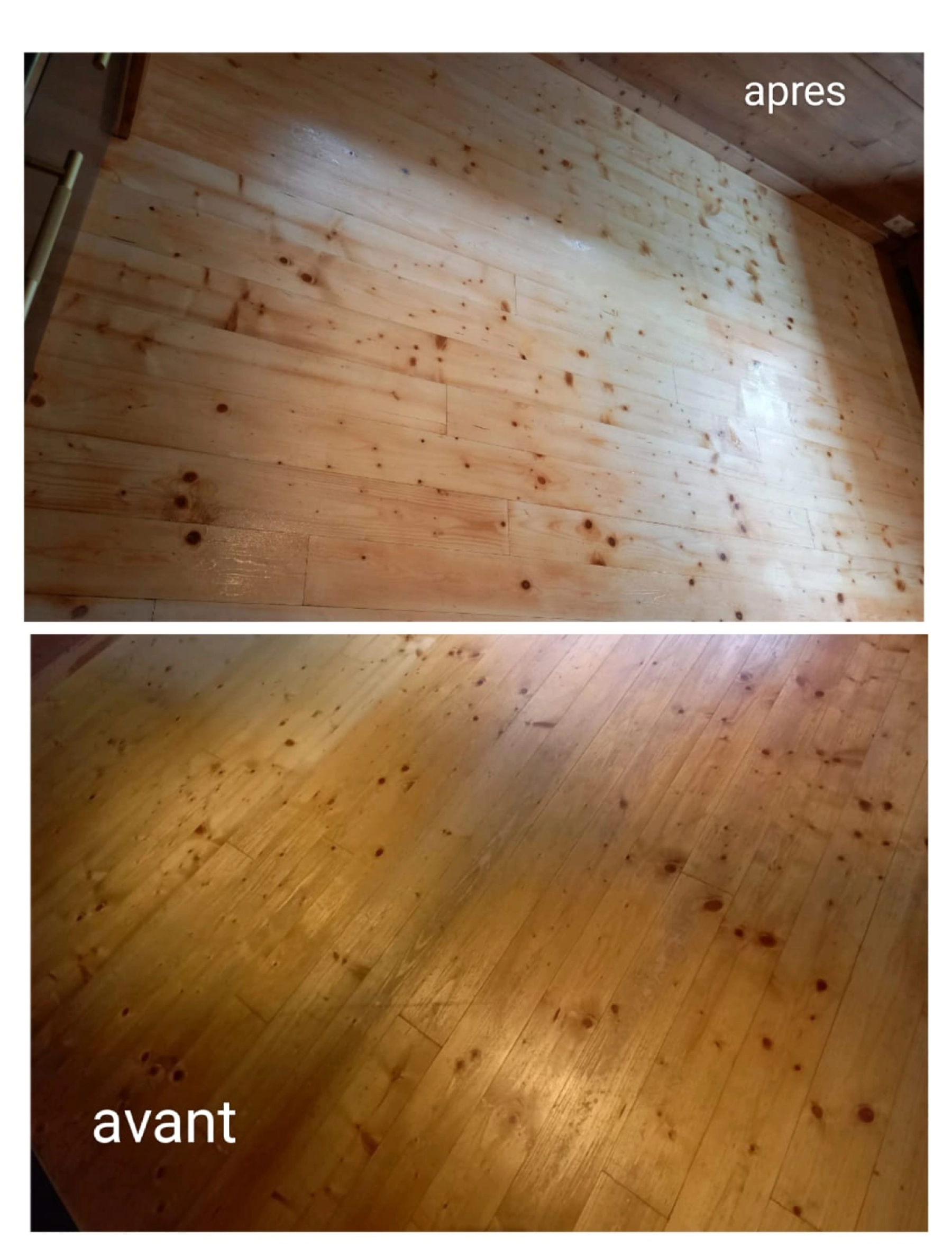 rénovation complète d'une pièce en parquet en haute-savoie