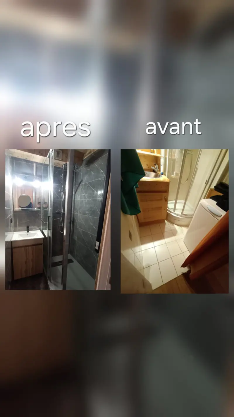 Travaux de rénovation intérieure d'une salle de bains en Haute-Savoie